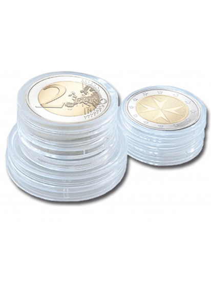 Capsule portamonete in Plexiglas 32 mm Ideali per 3 Euro Slovenia e Panda oncia in oro